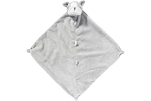 A Snuggly Companion: Grey Bulldog Blankie for Angle Baby