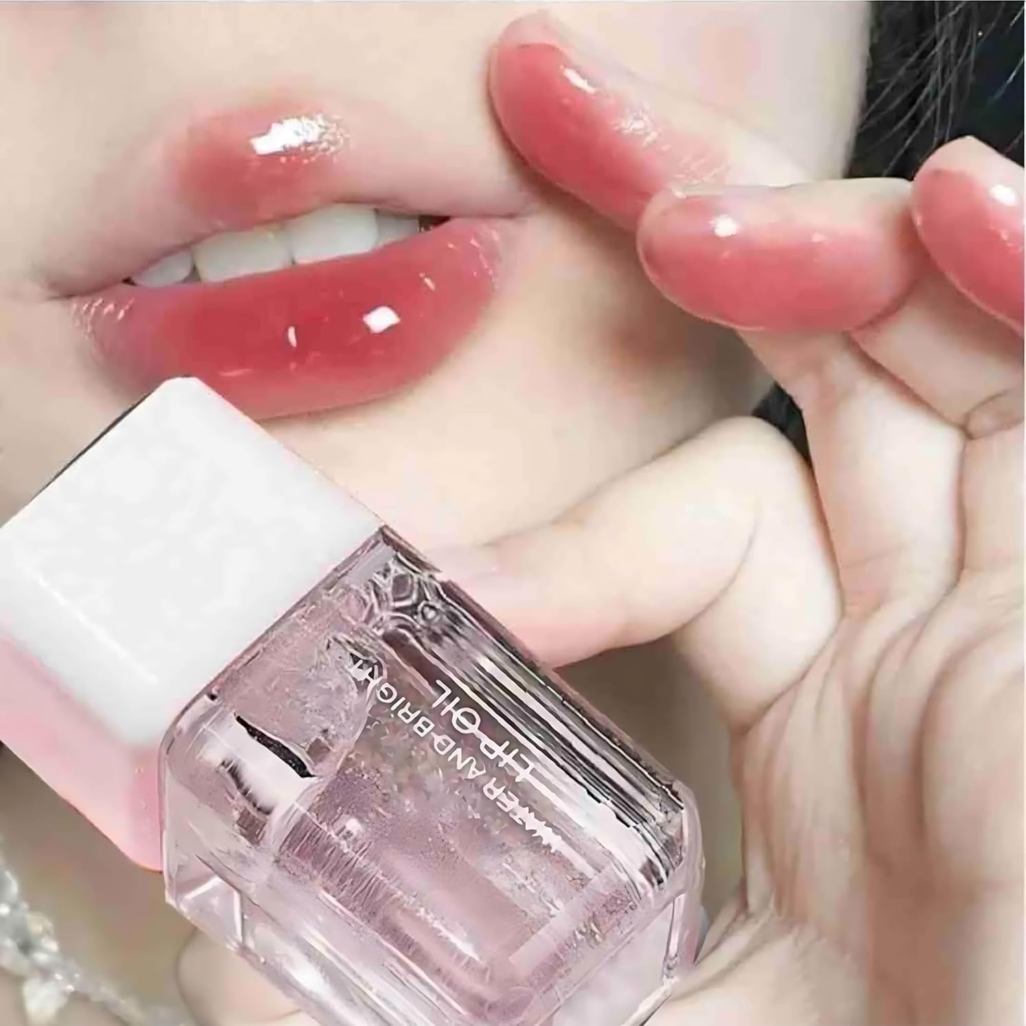 Waterproof Lip Gloss Oil| Korean Liquid Lip Oil For Lip Plumping| Hyderating, Tinted, Long Lasting, Sumdgeproof Lip Oil Gloss | Moisturizing & Pigmented Lipstick for Womens-image-15