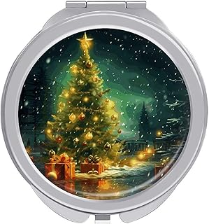Christmas Trees Makeup Mirror Small Portable ...