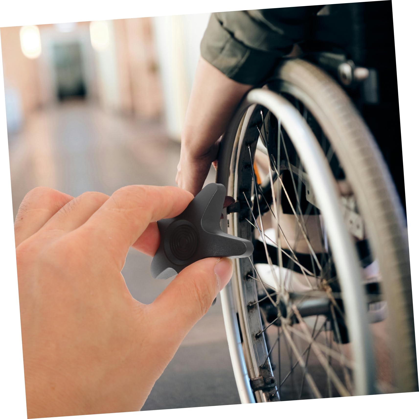 Healeved 24piezas Ruedas De Ajuste Para Sillas De Ruedas De Repuestos Antideslizantes Compatible Diversos Modelos Instalación Fácil y Rápida