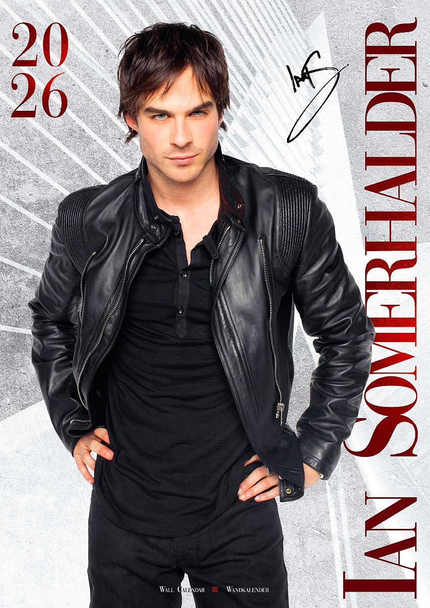 Official Ian Somerhalder Calendar 2026 - The Vampire Diaries