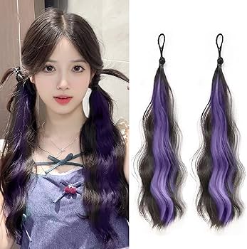 Amazon.co.jp: Natunofu エクステ ウィッグ ロング ツインテール