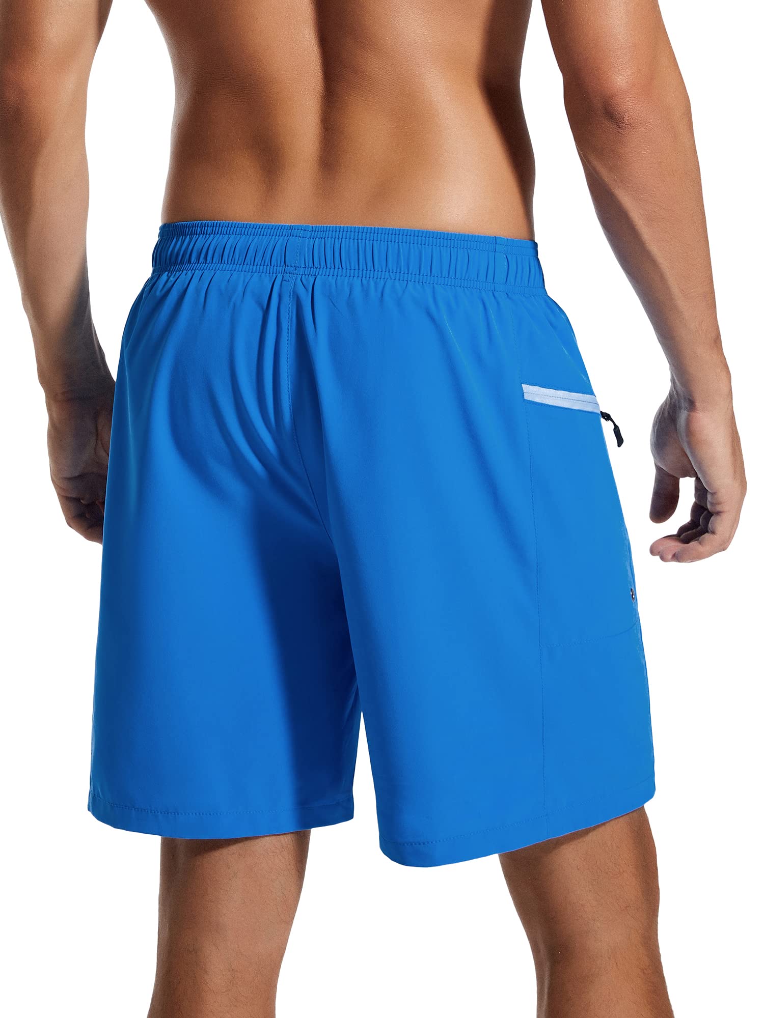 SILKWORLD Mens Bathing Suit 4 Way Stretch Mens Boxer