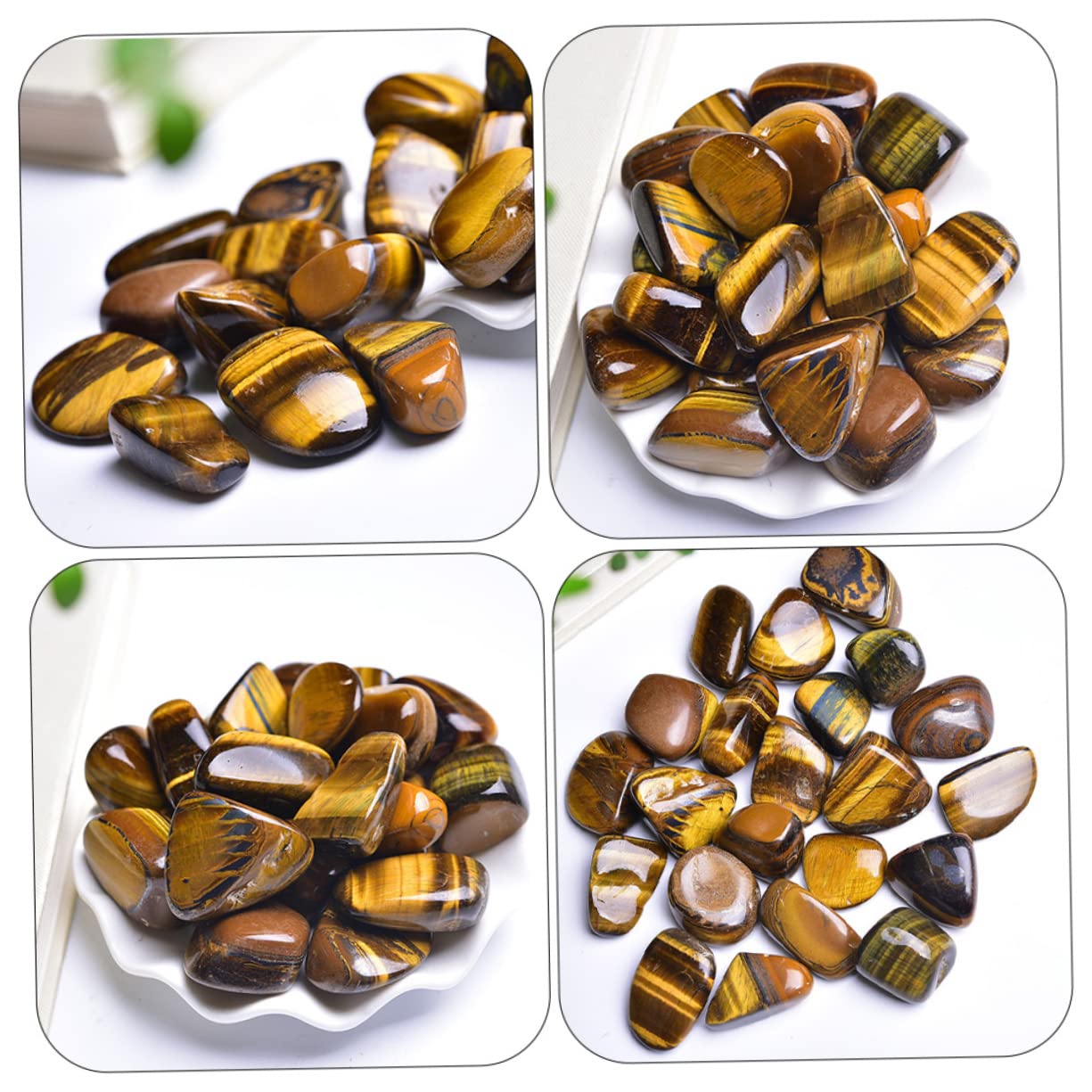 GOOHOCHY Crystal Aromatherapy Diffuser Stone Large Fish Tank Decor DIY Macadam 2200g Decorative Gravel