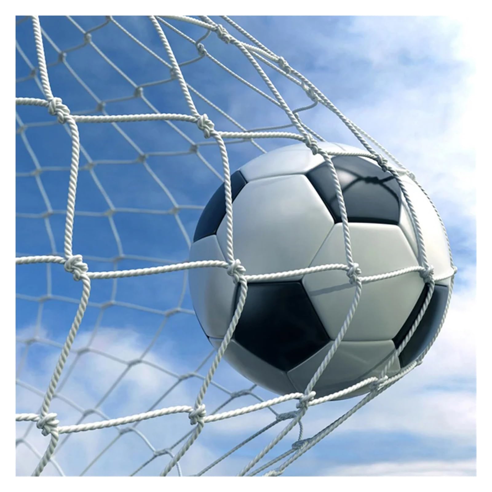 Ugnexry Tragbares Fußballtor 3,6x1,8 M – Inkl. Netz, Ball, Kegeln, Luftpumpe & Tragetasche Für Hinterhof-Training
