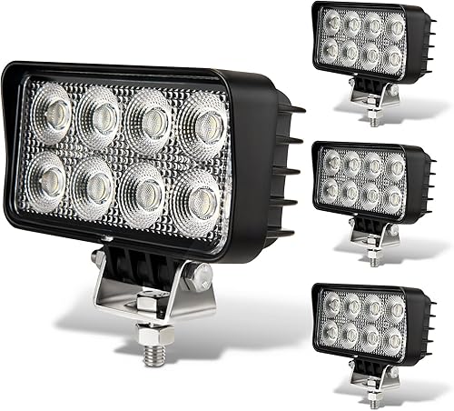 Miniatura 7 de VOSIGLIA 4 unids 6 pulgadas tractor luces de trabajo 12 V inundación camión luces 45 W luces de respaldo para remolque 24 V equipo pesado luces