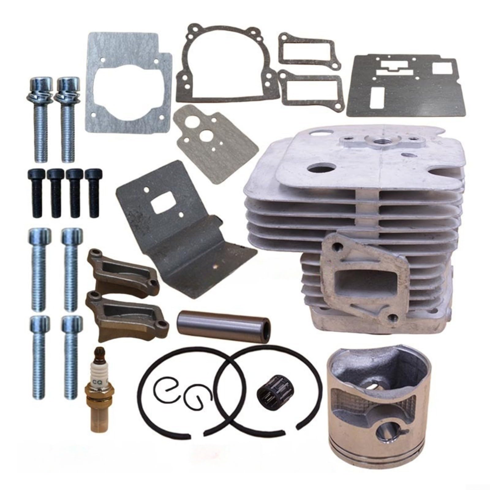 Cilindro para pistón Kit para RedMax EBZ8560 EBZ8560RH Pieza de soplador de hojas 599886701 Juego de repuesto de metal para mantenimiento de jardines Uso resistente