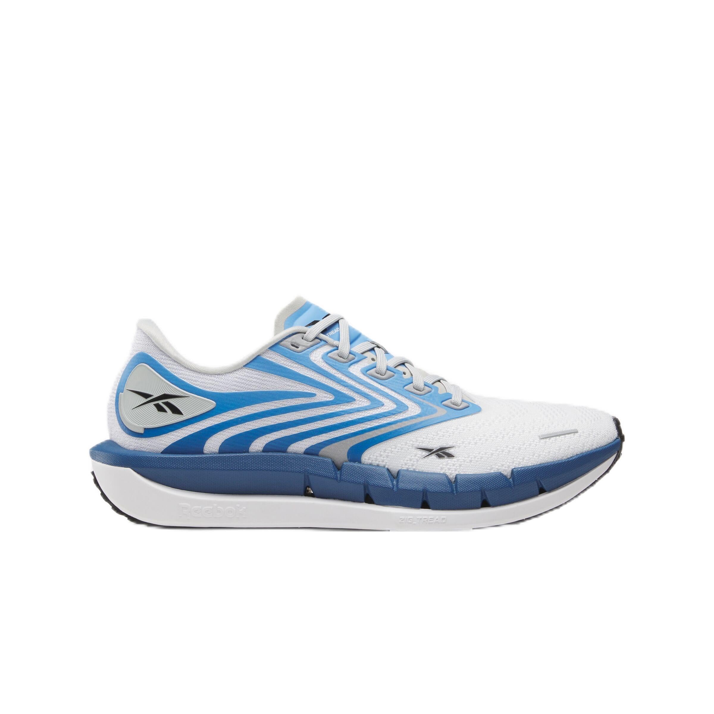 Reebok Men's Floatzig Tread Trainers, White/Blue/Grey, 44.5 EU