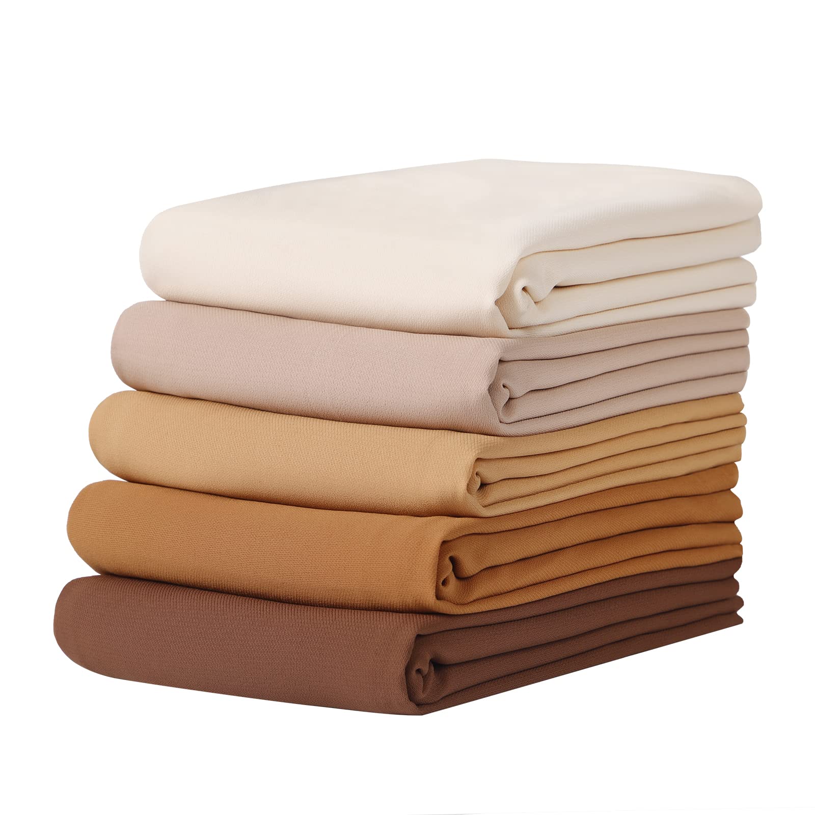 JF 4 PCS WOMEN SOFT HEAVY CHIFFON HIJABS SIZE 175*75CM-image-3