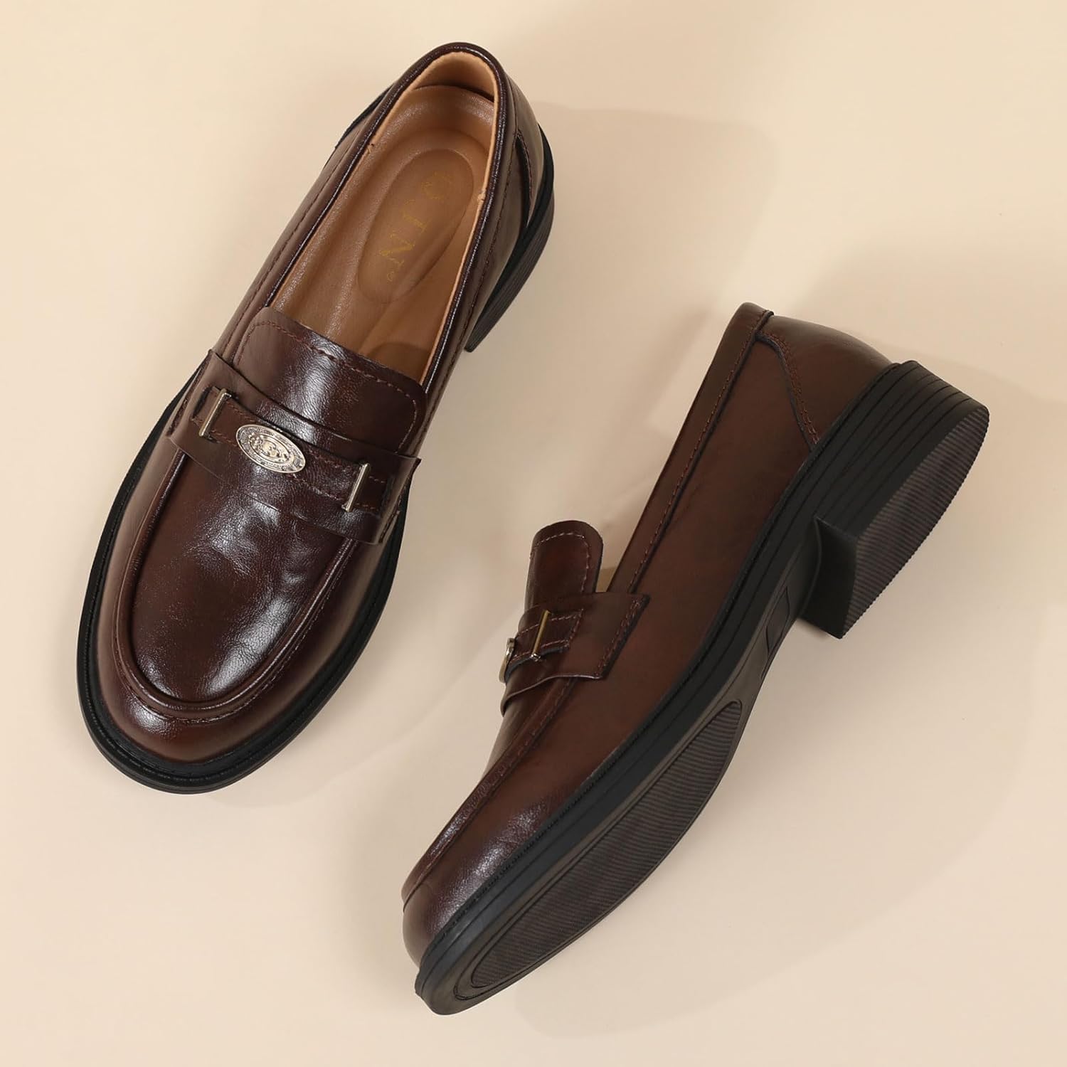 Loafers for Women Non Slip Work Shoes for Womens Penny Loafers & Slip-Ons Ladies Comfortable Business Professional Flats - Image 4