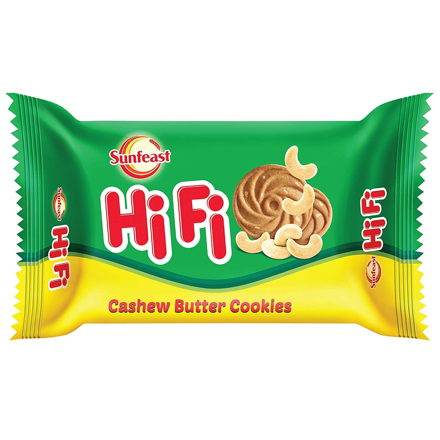 Sunfeast HiFi Cashew Butter Cookies, 38 g pouch
