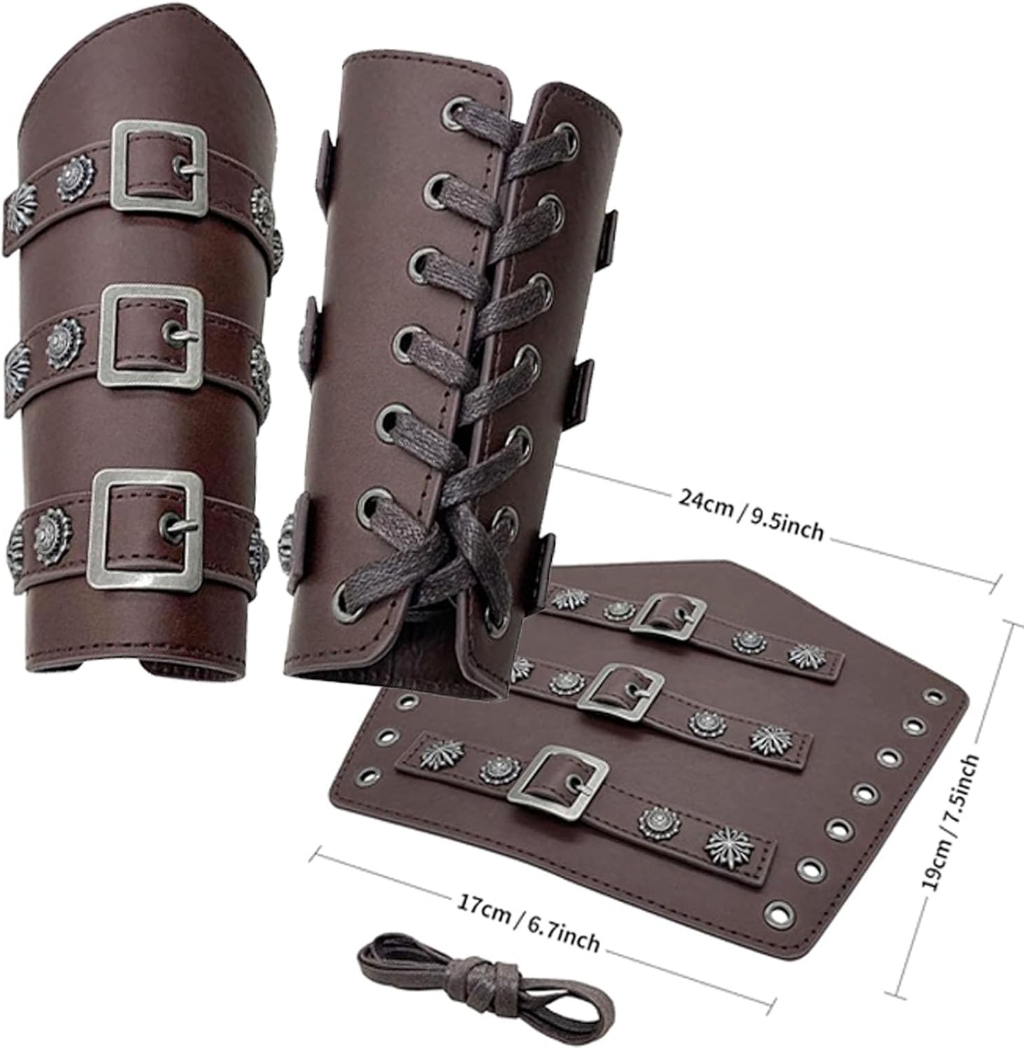 Renaissance Belt Pouch Purse Viking Bracer Hook Halloween Set Medieval Festival Costume Accessory Casual Fanny Pack Waist Bag