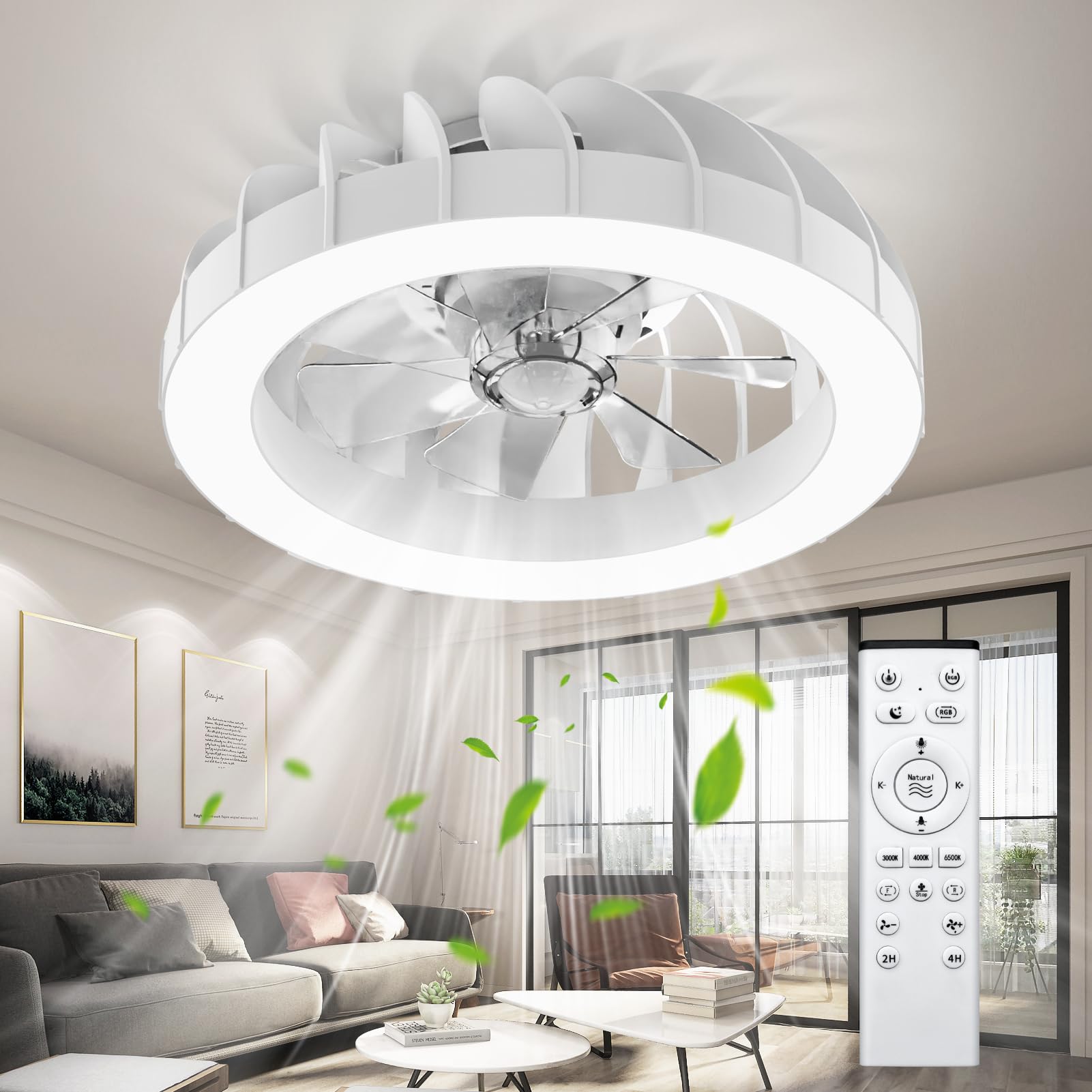 Ateroll Accessori per Ventilatori a Soffitto per Camera da Letto