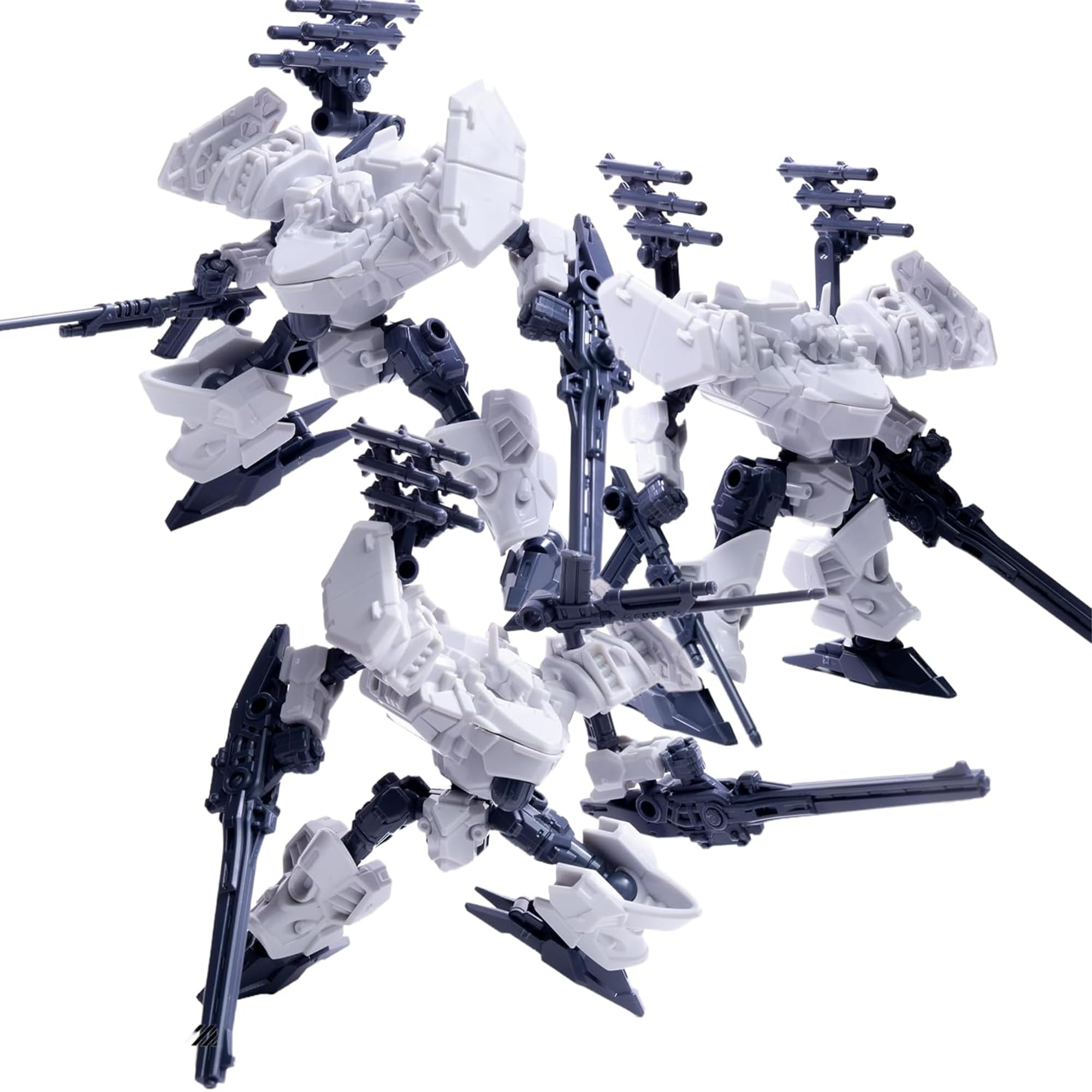 TOYVERSE Sheik Mainland 1/60, Figura Model Kit, Argent Sword Troop Ventus Vector White, 3 Pieces, Movable Joints, Character Model, from 15 Years