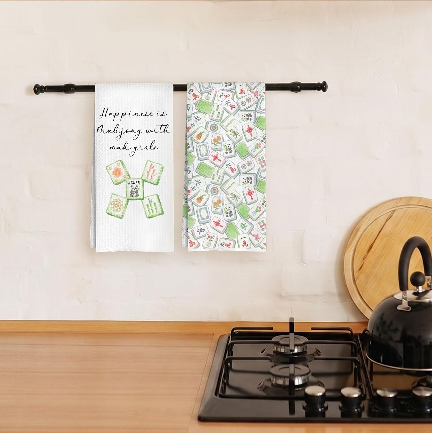 Mah Jong Gifts Kitchen Towels Set image 3
