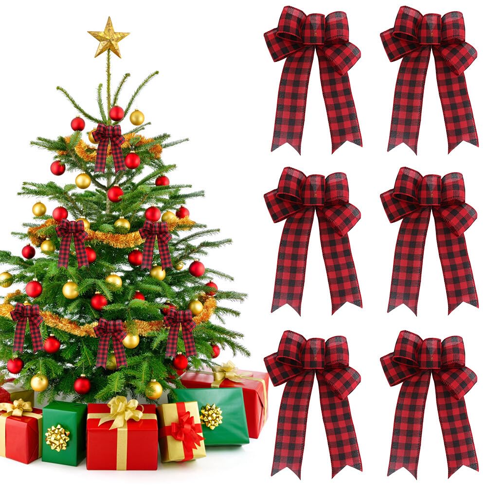 Weihnachtsschleifen Aus Samt, 18 Cm, Rustikal, Basteln, Geschenkschleifen, Vintage-Samtband, Schleifen Für Weihnachtsbaum, Girlande, Zuhause