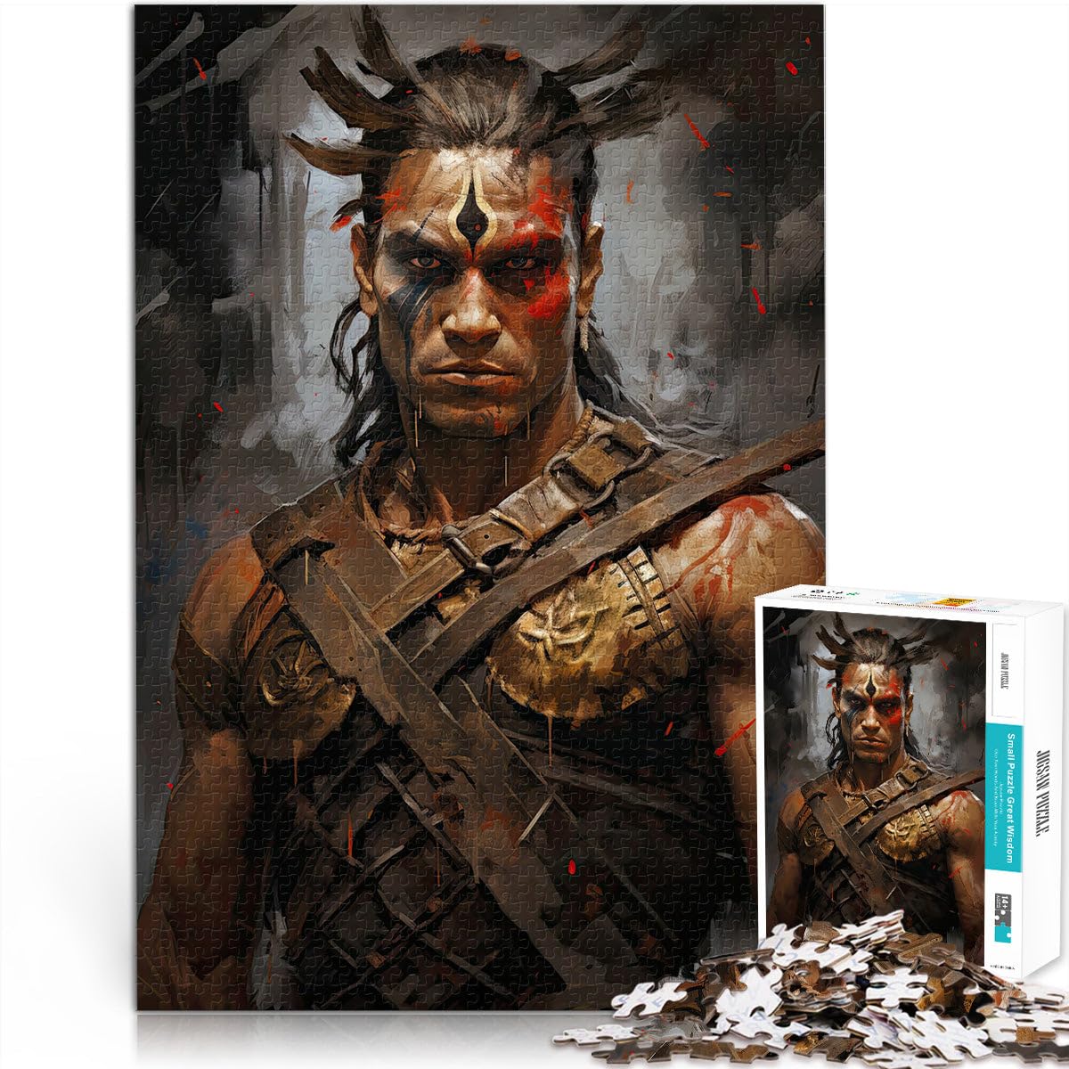 Jigsaw Puzzles 1000 Pieces for teenagers war & workout Lernspiele DIY Spielzeug Verbessern Sie das Gedächtnis75x50cm — image 1