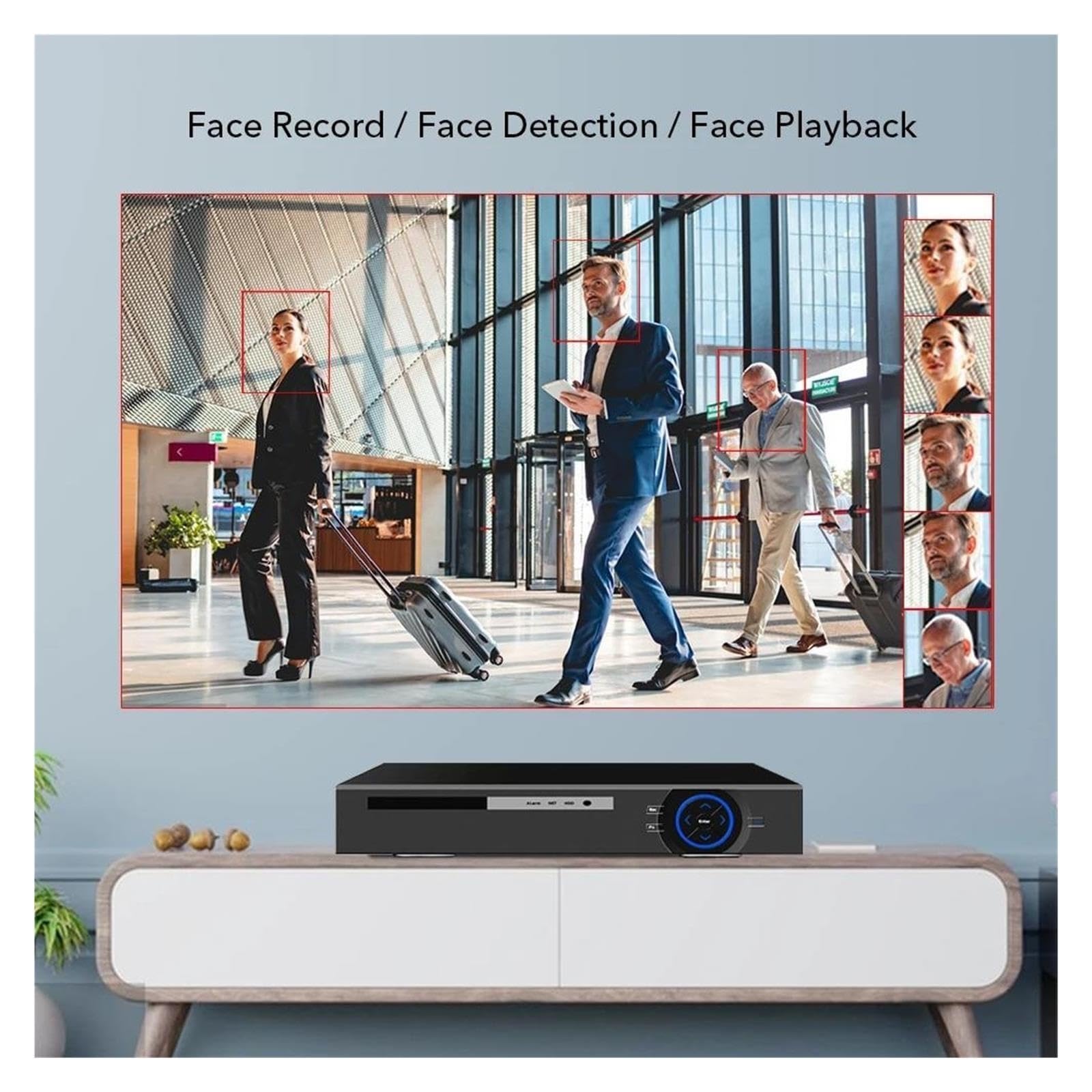 Sistema di telecamere di sicurezza a cupola PoE 32CH 4K 8MP