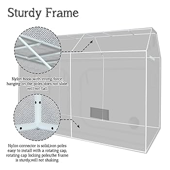 Amazon.com: zazzy 4x8 Grow Tent, 96