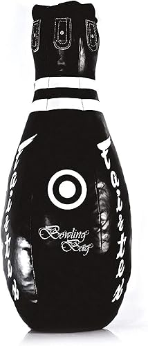 Miniatura 1 de Fairtex HB10 - Saco de boxeo para Muay Thai, boxeo, kickboxing, MMA (HB10 negro) - 14.6 pulgadas de ancho x 18.2 pulgadas de alto