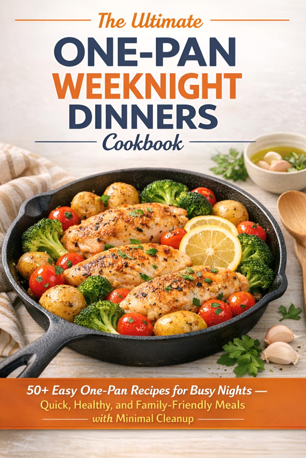 The Ultimate One-Pan Weeknight Dinners Cookbook: 50+ Easy One-Pan Recipes for Busy Nights — Quick, Healthy, and Family-Friendly Meals with Minimal Cleanup