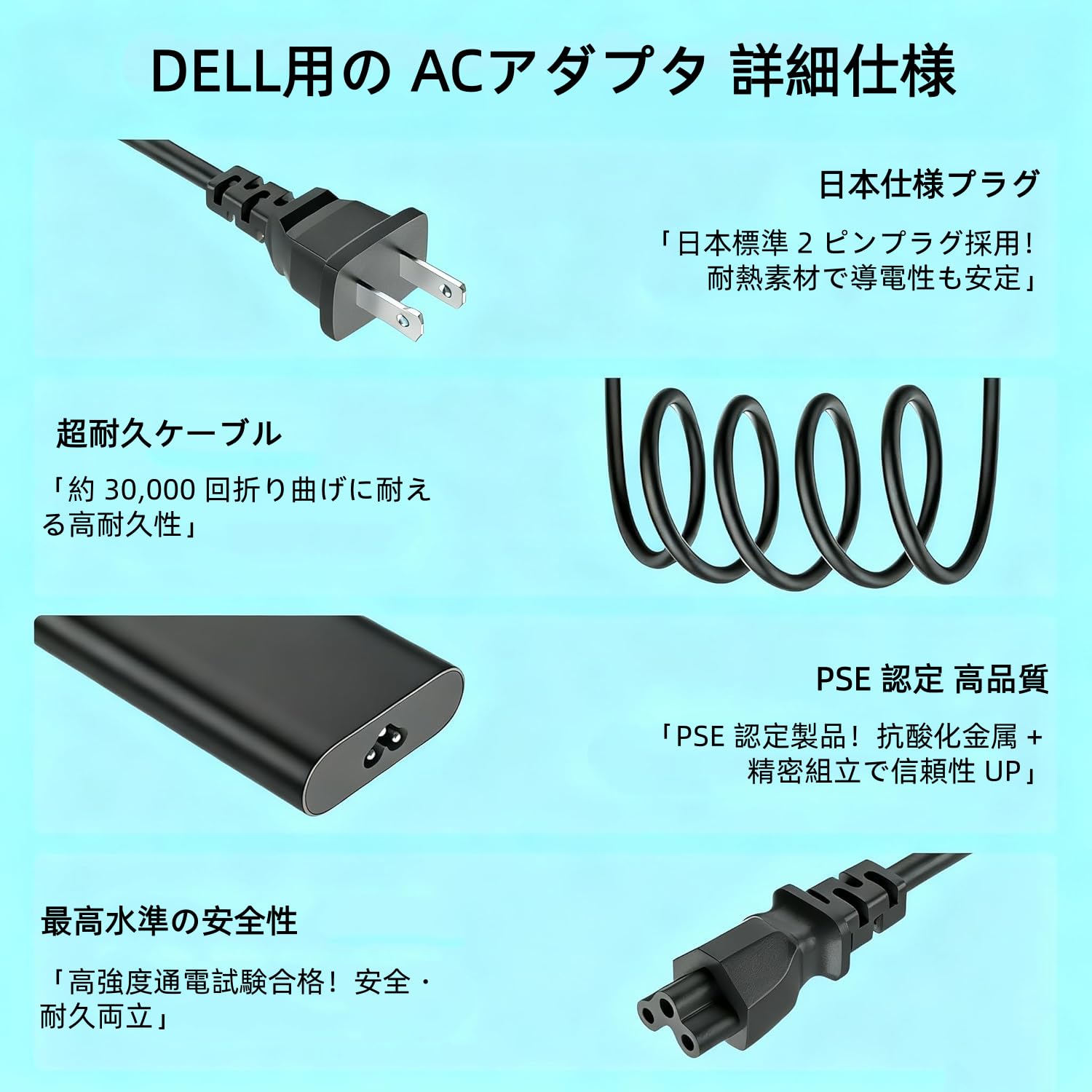 Amazon.co.jp: 130W急速充電器 Dell用のACアダプター Type-C ノート
