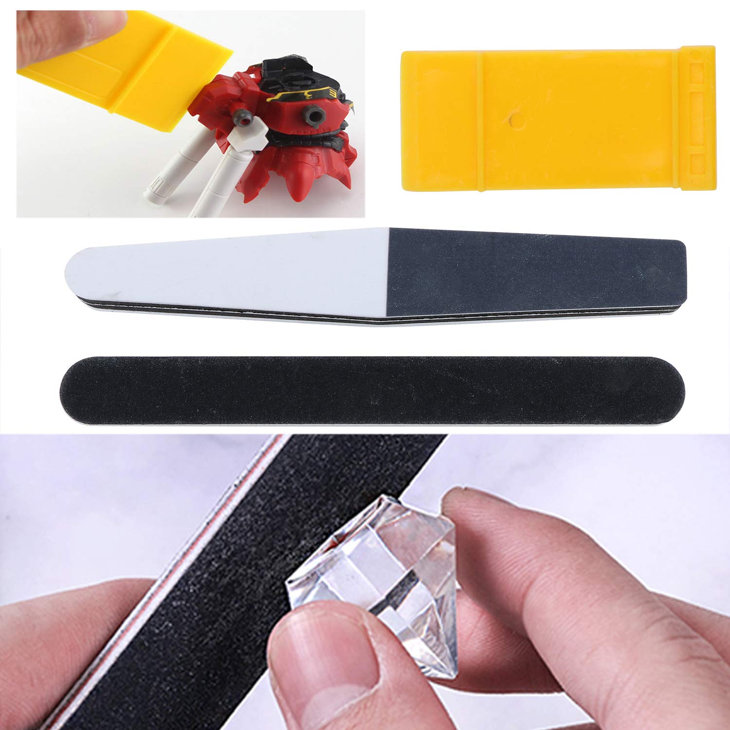 HSEAMALL 9 STÜCKE Modellbau Werkzeug Set,Gundam Modeler Grundwerkzeuge Hobby Werkzeug Sets Basic Tools für Auto Modell Bausatz DIY Reparatur