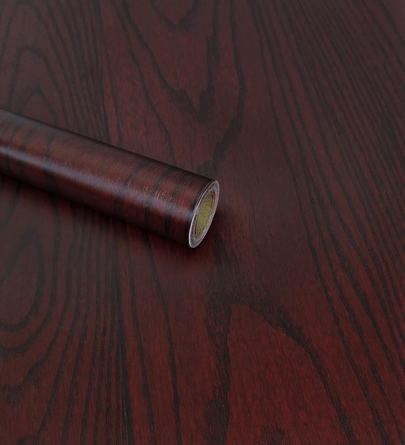 HOMEMATES Self-Adhesive Wallpaper Waterproof Old Furniture Vinyl Stickers Wooden Door Wardrobe Desktop PVC Wall Papers 30 X 304 CM- (Red Wood) (B092S5GQNK) Amazon Price History, Amazon Price Tracker
