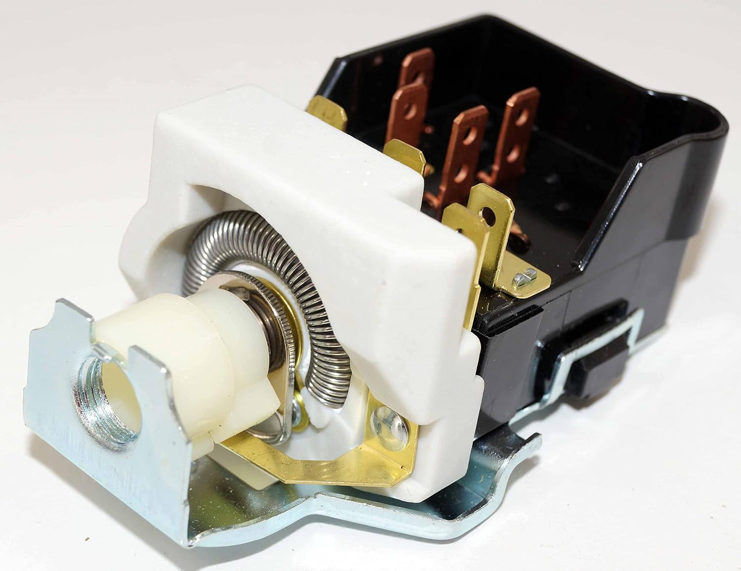 General Motors 19245093 Black 6 Inch Switch 2.485 Manual Push Button Relay 1-Way OEM X-10 Plug in Mount