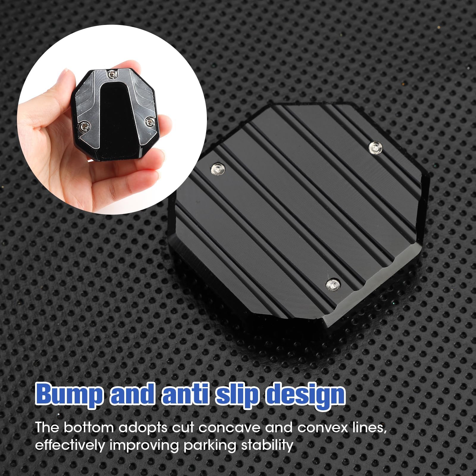 Support De Béquille Latérale Pour Moto, Extension De Béquille, Support De Béquille Latérale, Plaque Agrandie, Accessoires