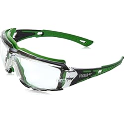 Lentes Para Ciclismo Con Graduacion PEGASO 103.03 - Gafas proteccion gama ANTI-IMPACT modelo BLACK WHITE Lente PC Inc. Antivaho Banda elástica, verde y negro, L