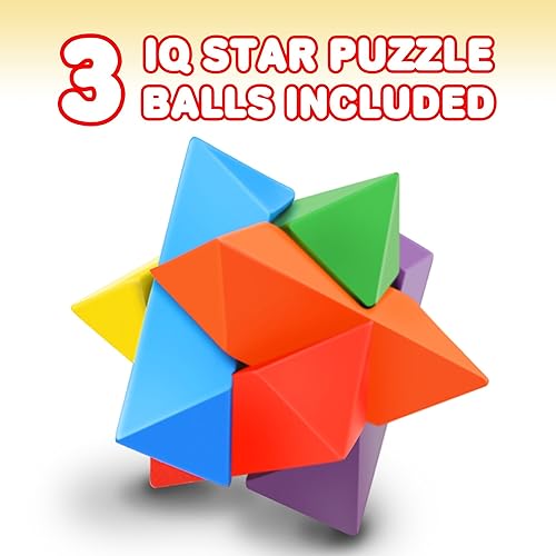 Miniatura 5 de Gamie IQ Challenge - Juego de rompecabezas para el cerebro, divertidas bolas de rompecabezas con guía de instrucciones colorida gratuita, juegos de