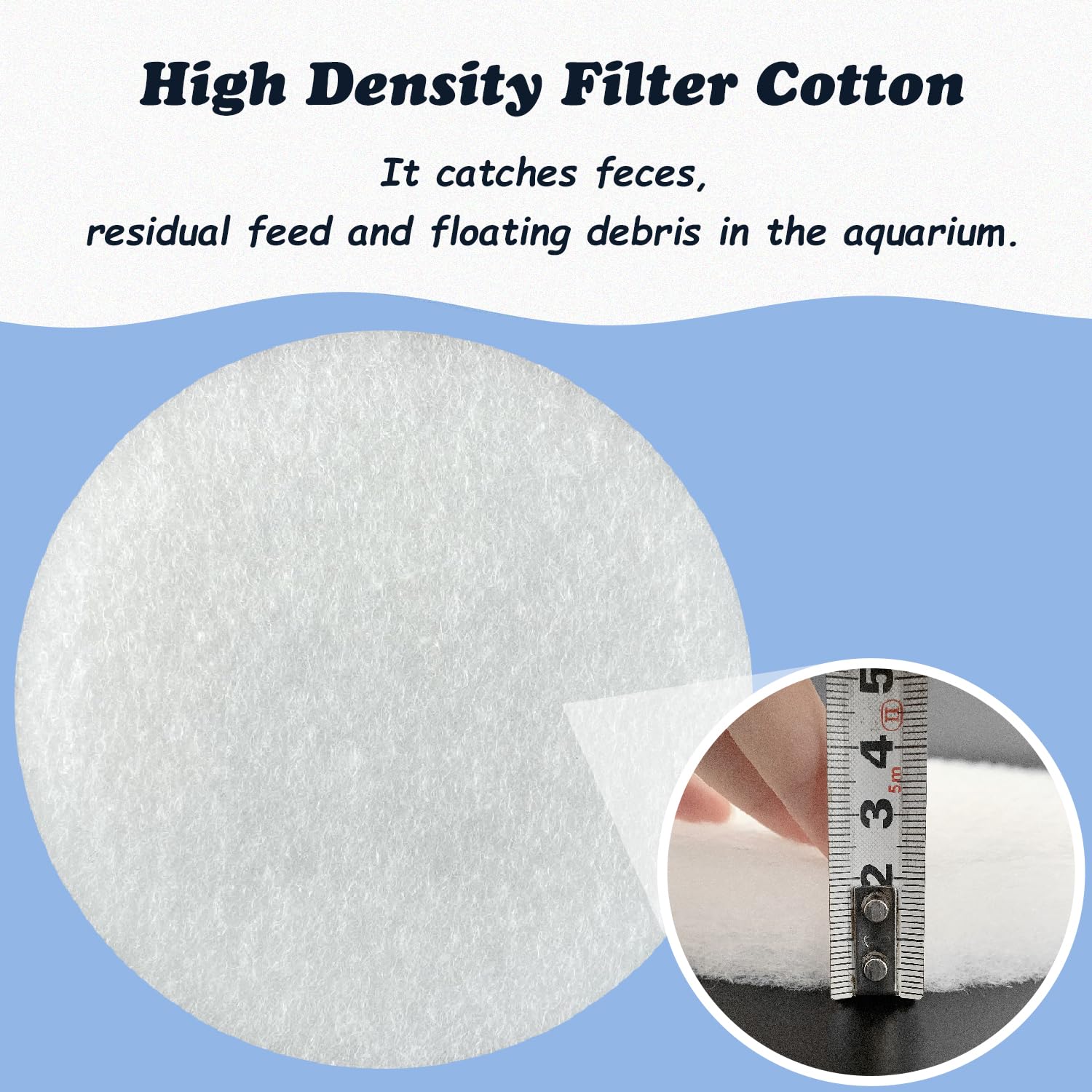 SHIGATSU Fine Filter Pads for Eheim Classic 350 2215 (6pcs)