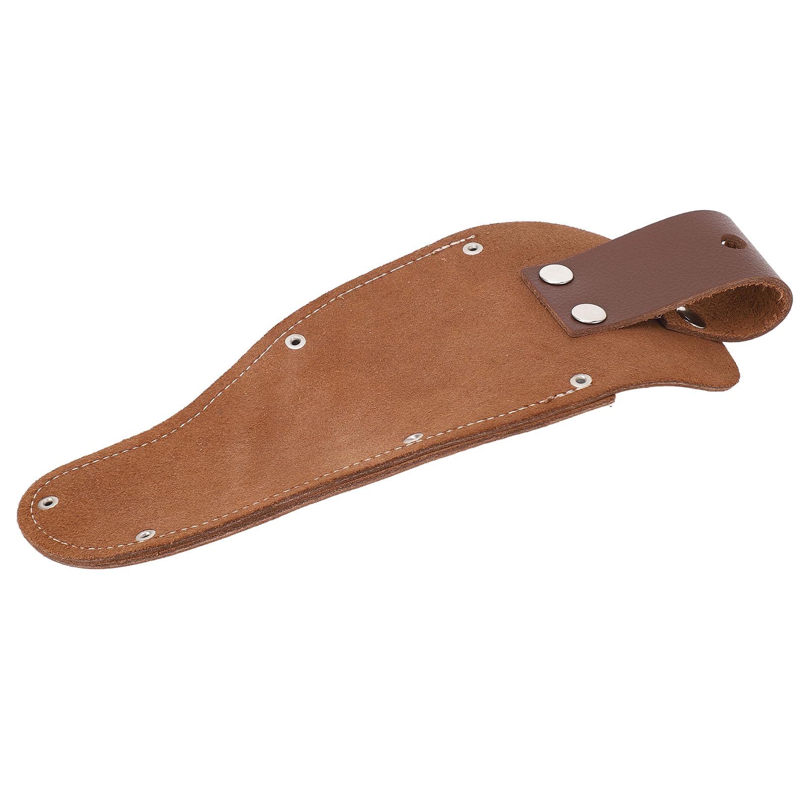 Porta Pinze, Cintura in Pelle di Vacchetta caffè Custodia Appesa Potatore Guaina Protettiva per Cesoie da Potatura da Giardinaggio Coltelli Forbici