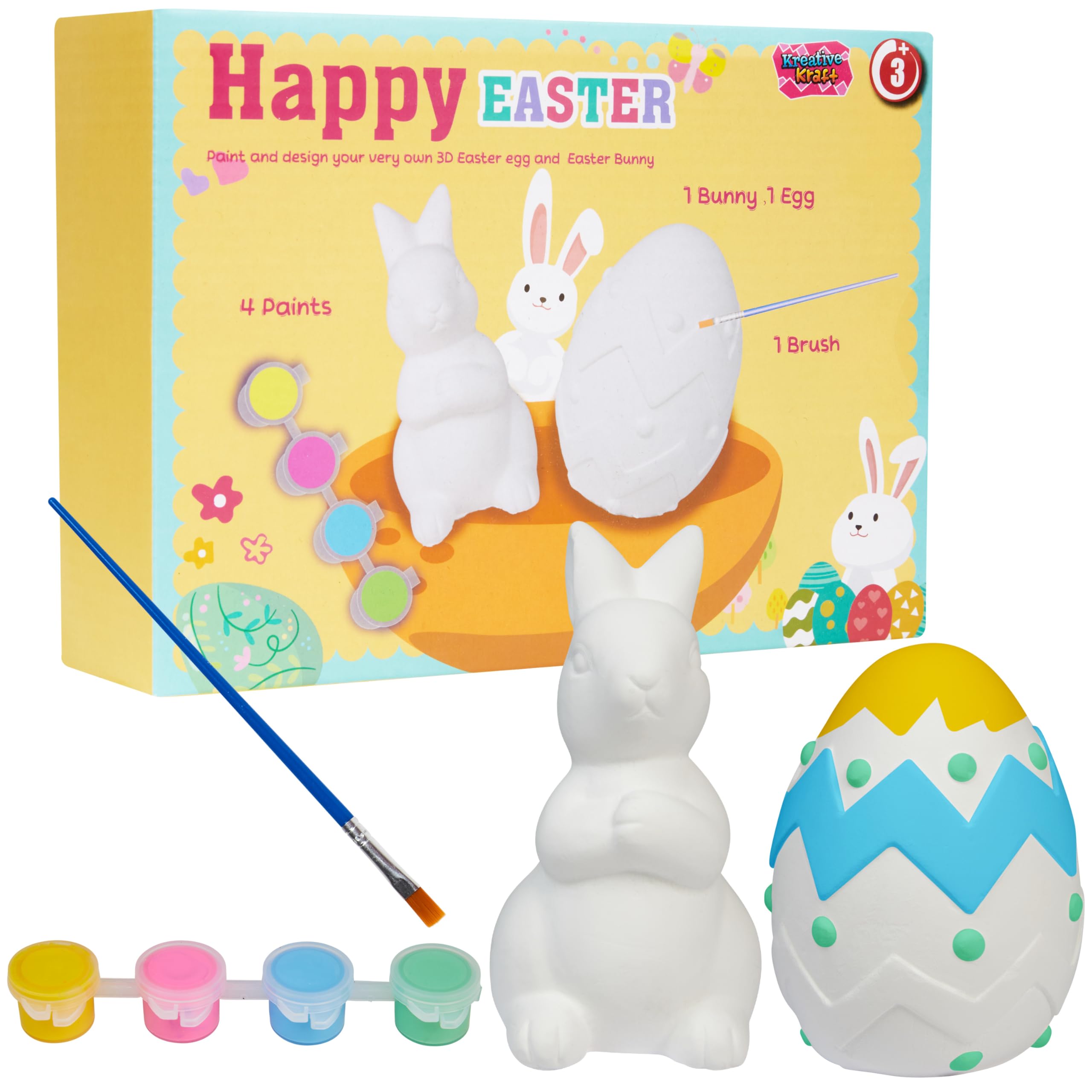 1x Lapin Jaune Coquetier de Pâques - Peinte à la Main Buffet Faire la 1x Lapin Jaune Coquetier de Pâques - Peinte à la Main Buffet Faire la