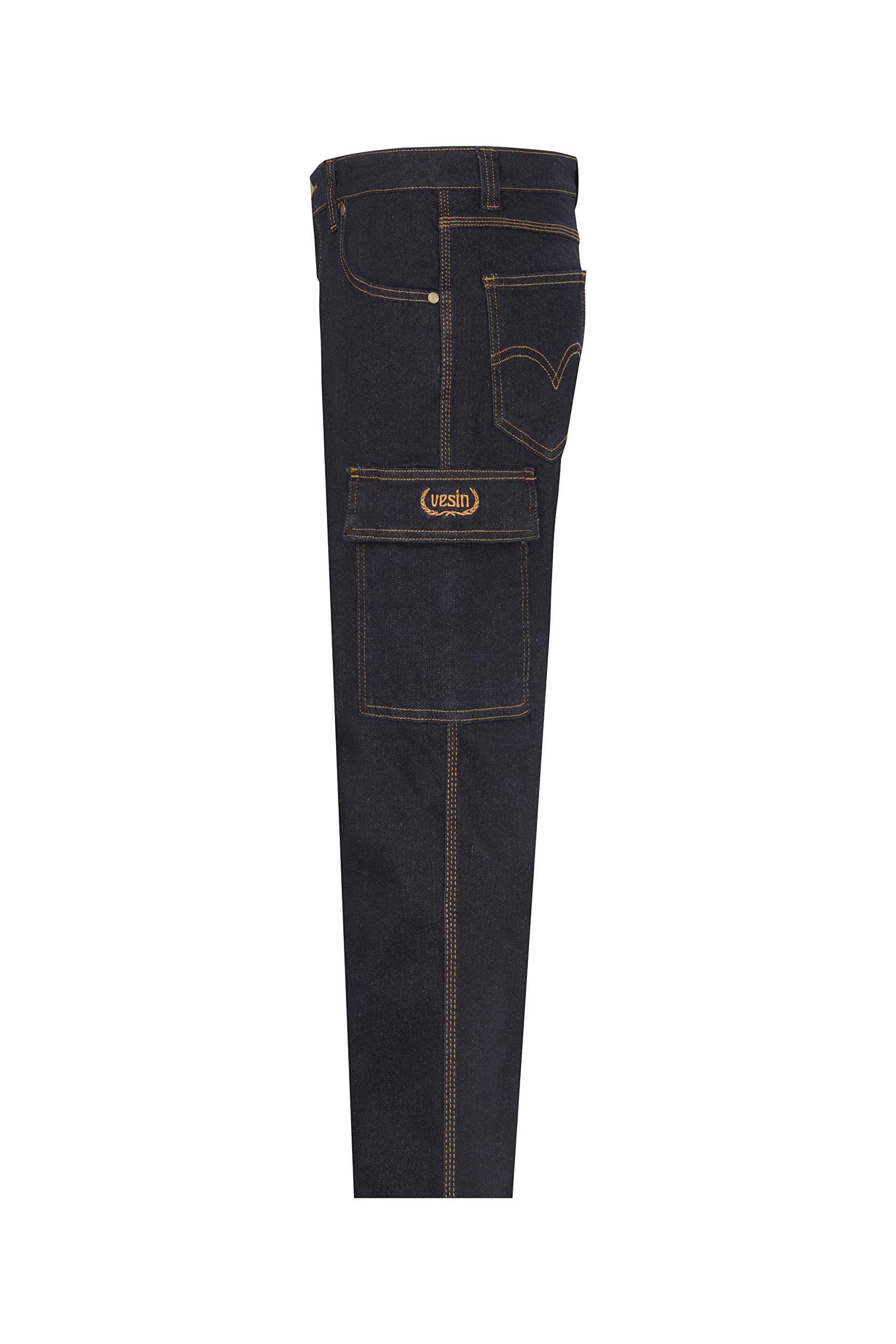 Vesin AE85-44 Pantalón Vaquero, Multibolsillos