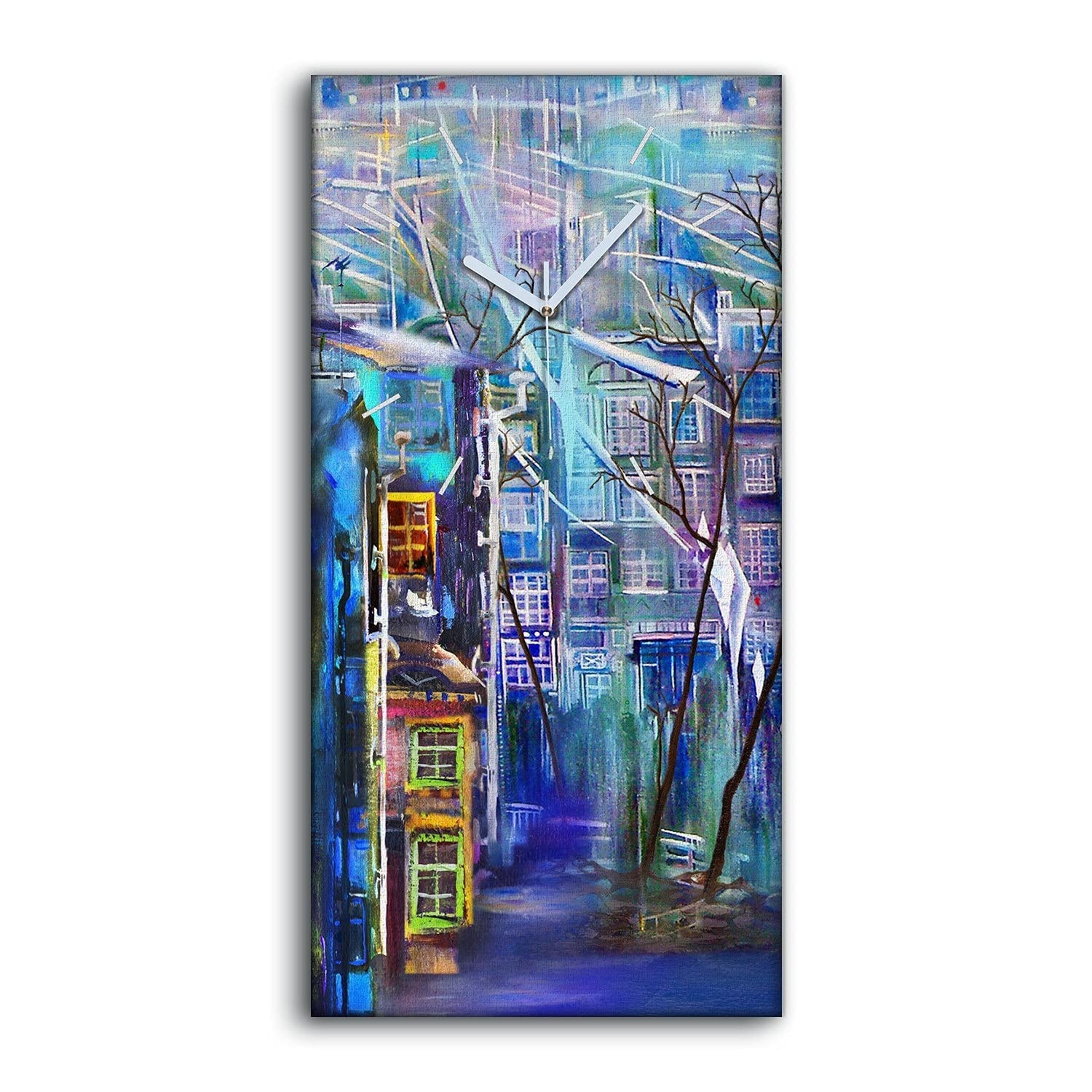 Horloge sur Toile Tableau d'Art Mural Salon Haut de Gamme