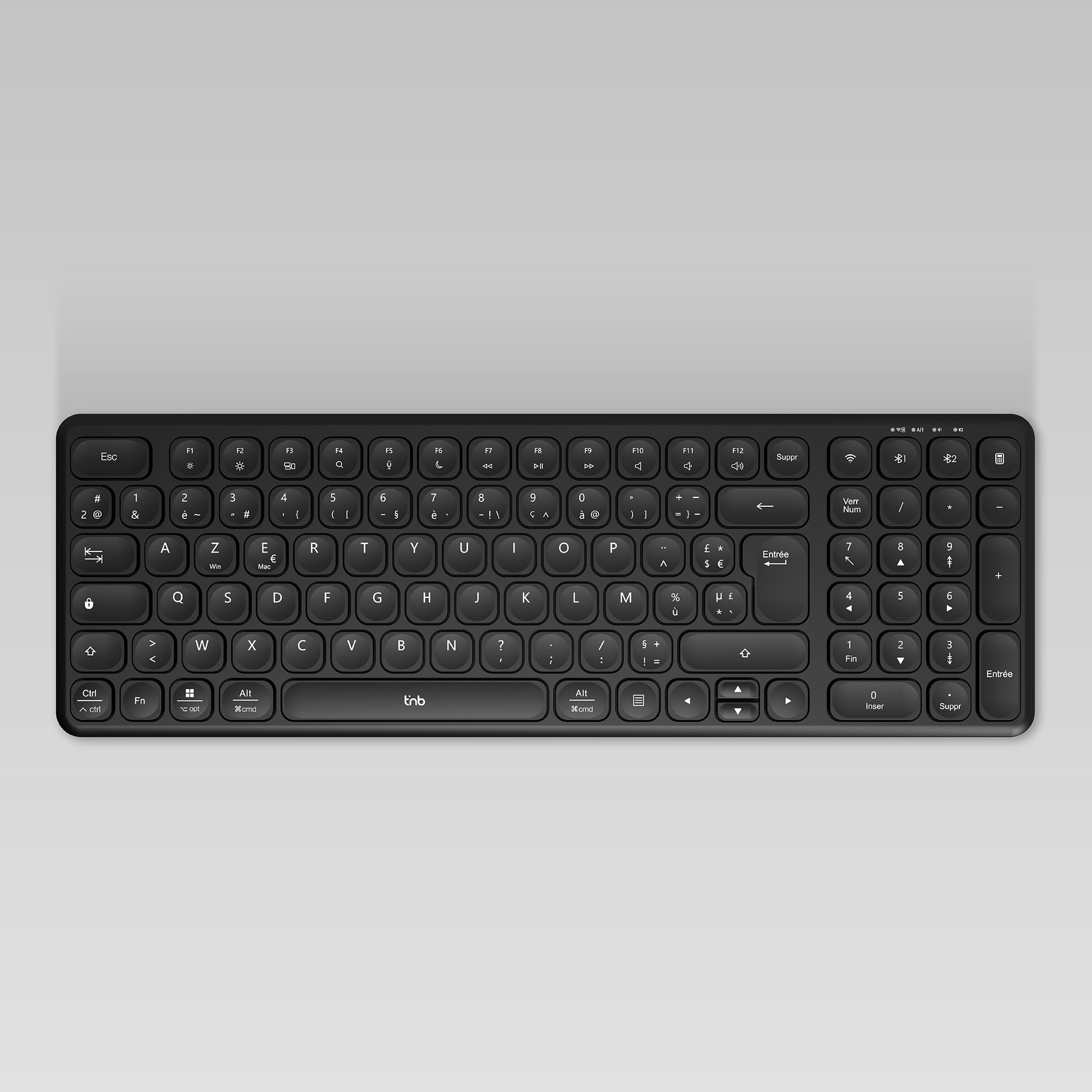 T'nB Slim Pro - Clavier sans Fil, Double Connexion
