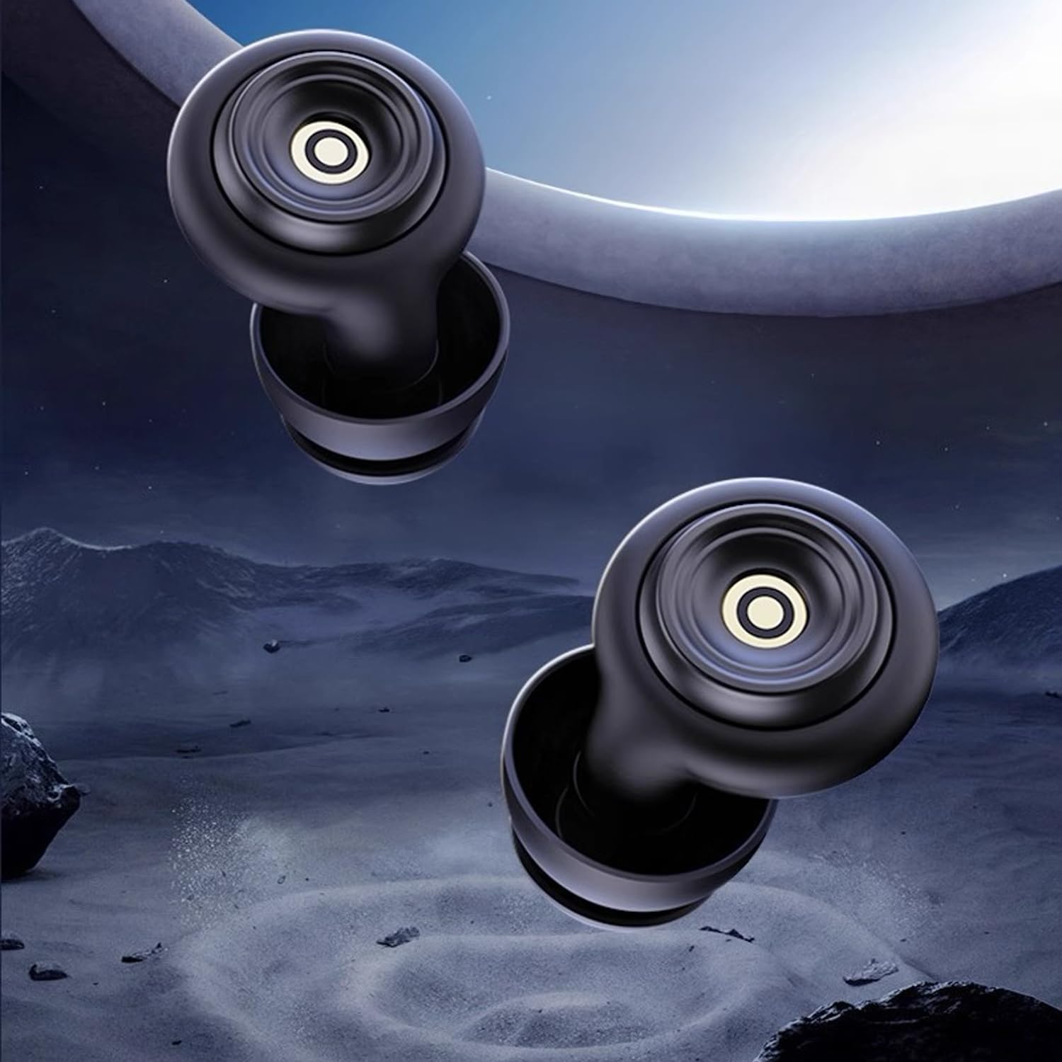 Tapones para los oídos con cancelación de ruido para dormir, tapones reutilizables de alta fidelidad para ronquidos, conciertos, viajes, dormir de lado, tapones de silicona para los oídos con 10