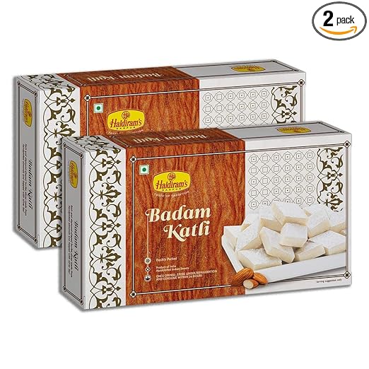 Haldiram's Nagpur Badam Katli - Pack of 2 (250 g x 2)