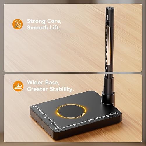 Miniatura 16 de Elikliv Microscopio, microscopio digital LCD para monedas 1000x, lupa de monedas con 8 luces LED ajustables, vista de PC compatible con Blanco