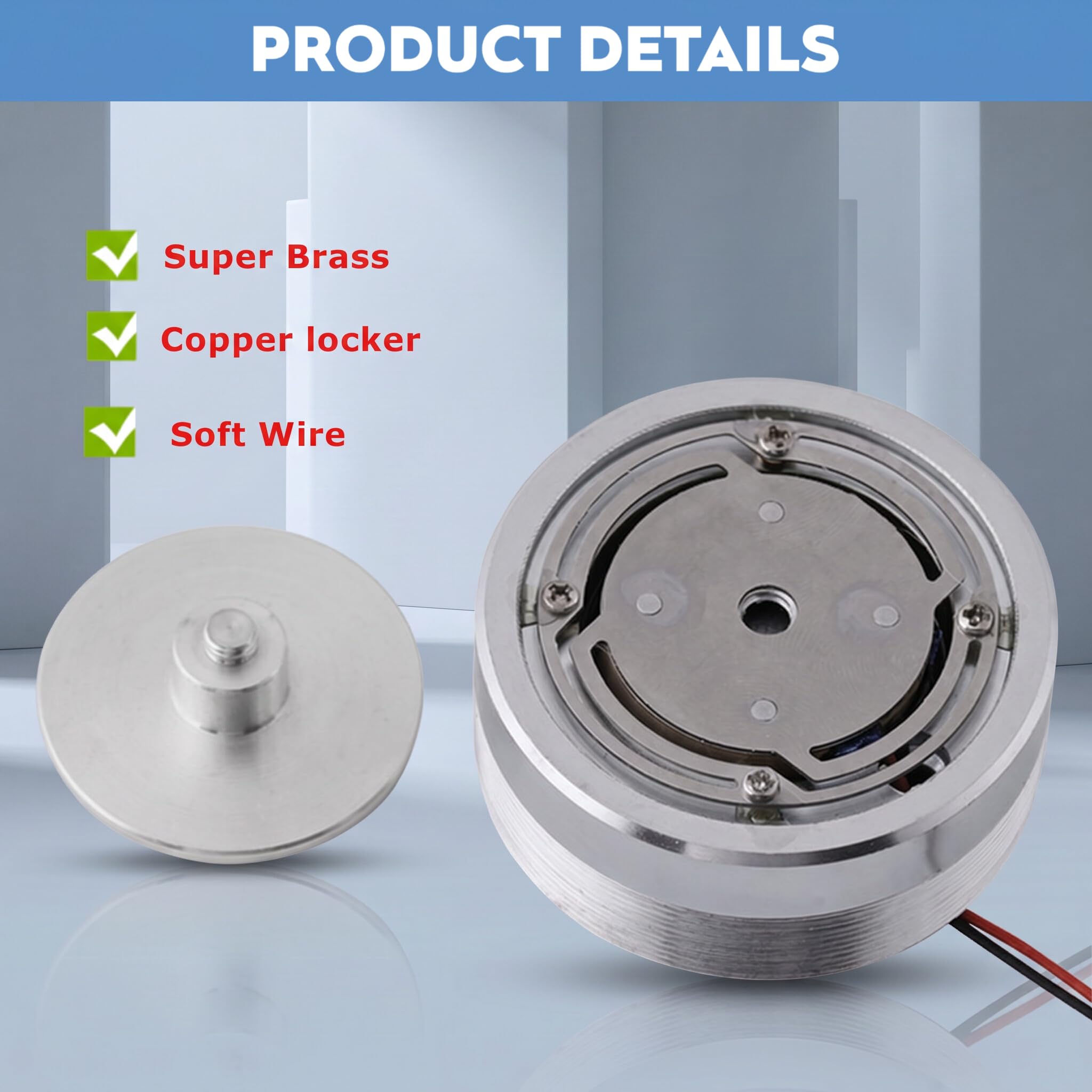 Duokon 1 Pezzi Altoparlante a Risonanza, Altoparlante a Vibrazione a Basso Rumore 50mm a 2 Pollici con Tutte le Frequenze, per Computer, Laptop, CD (8 Ω 20 w)