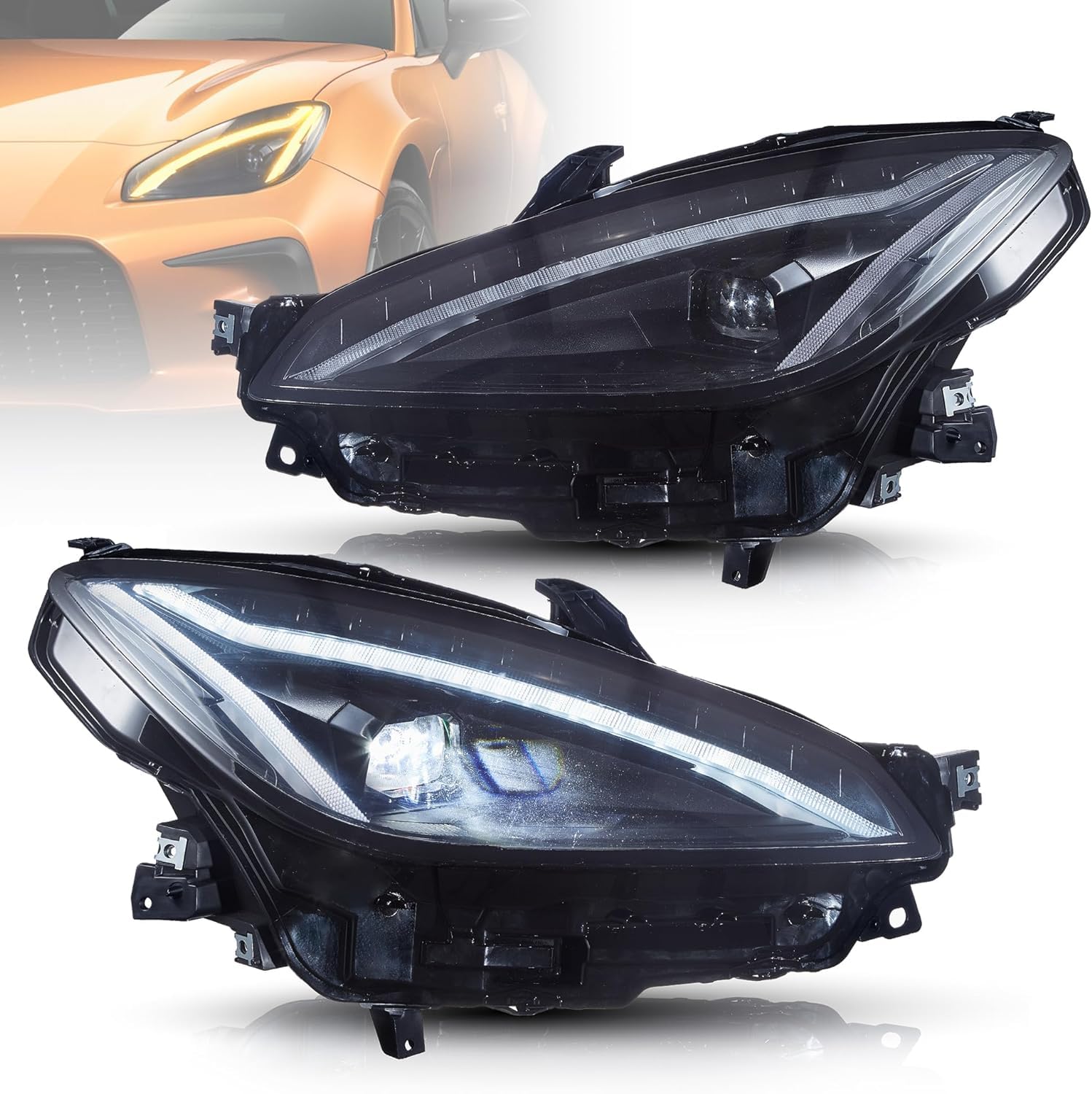 Amazon | VLAND トヨタ GR86 ZN8 ヘッドライト BRZ ZD8 オープニング 