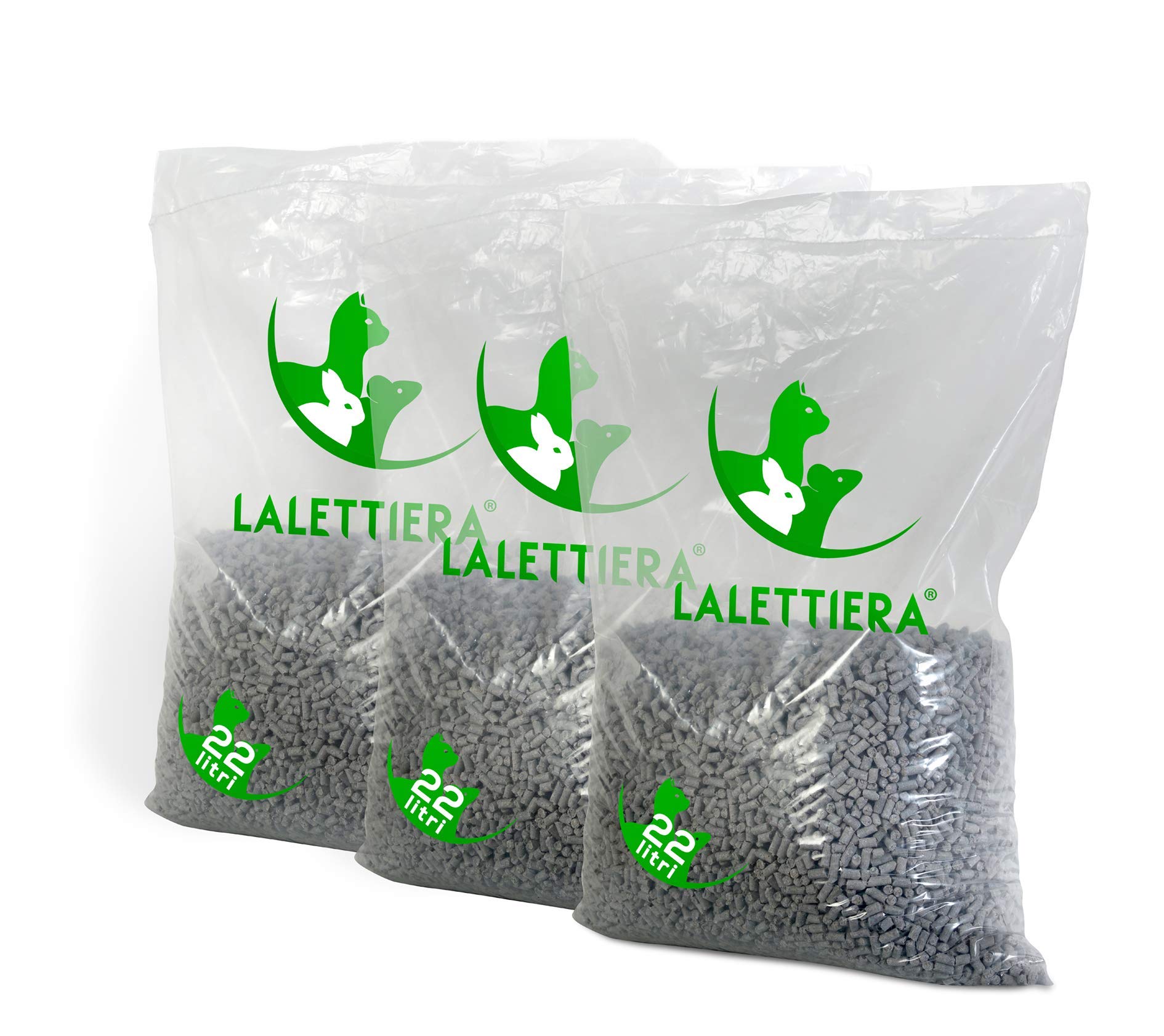 Lettiera Gatti roditori rettili agglomerante Pellet Carta nessun Odore (66 Litri)
