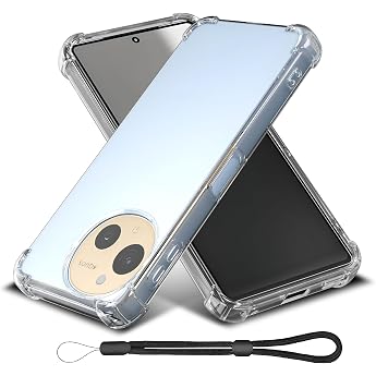 For AQUOS sense9 SH-53E Case, Lightweight TPU Case, Adjustable Lanyard Included, YCJDP: Shockproof, Drop Prevention, Abrasion