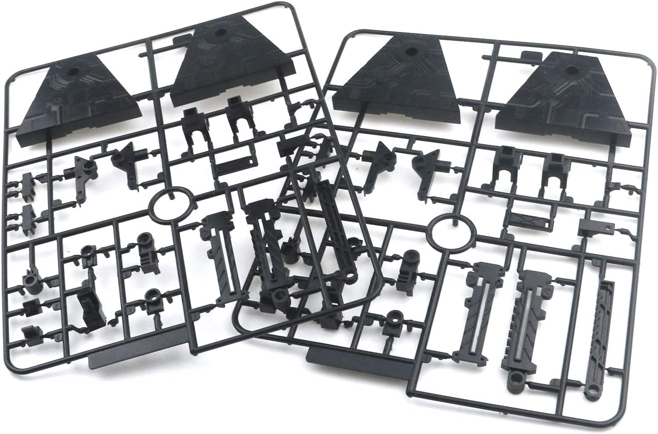 MY MIRONEY 2-Pack Black Action Figure Stand Assembly Action Figure Model Support Display Stand Compatible with RG HG SD BB Gundam 1/144