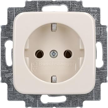 Busch-Jaeger 20 EUC-212 Schuko Socket Insert in Cream White