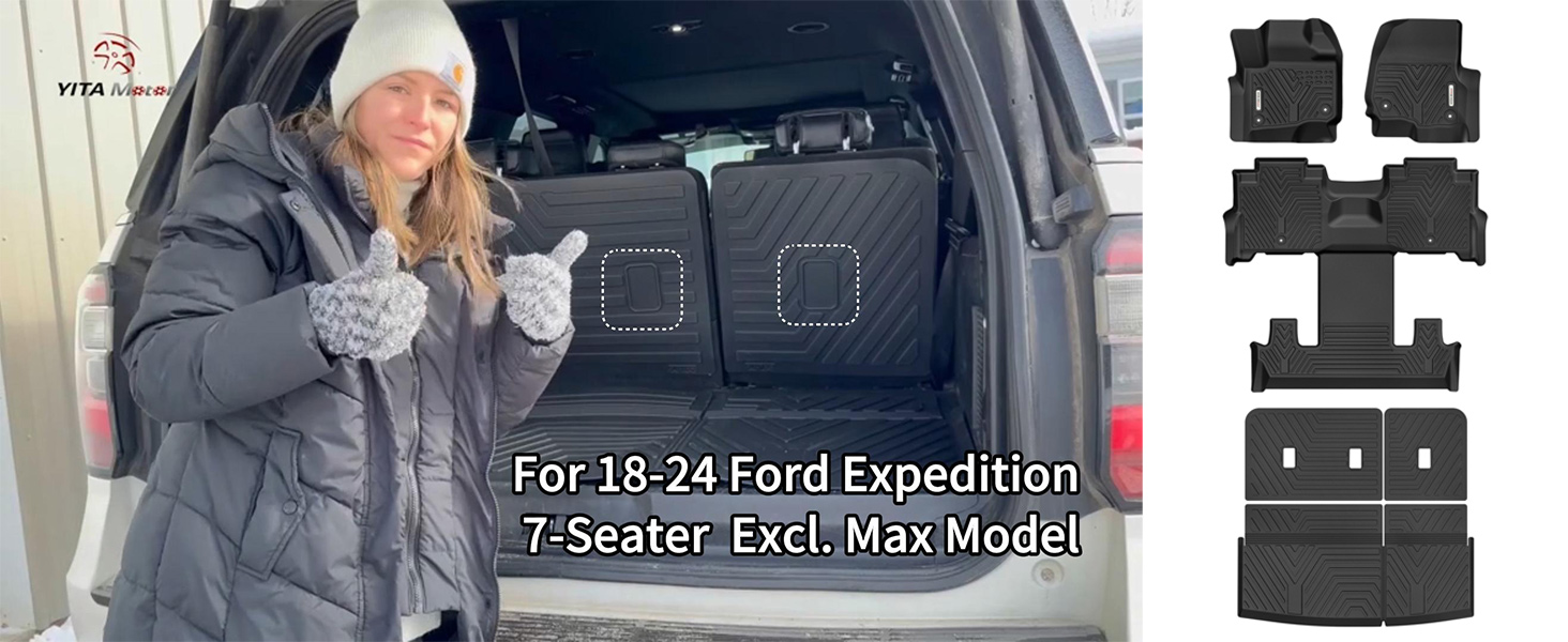 ZjjsTT Car Inflatable Mattress for Ford Expedition Max 2018-2024,Folding Air Bed Cushion Outdoor Camping Travel Portable Sleeping Pad Car Accessories,E