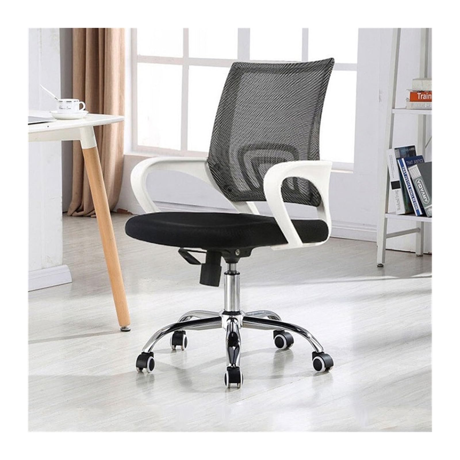 Chaise d'étude à domicile fauteuil de bureau compact bicolore