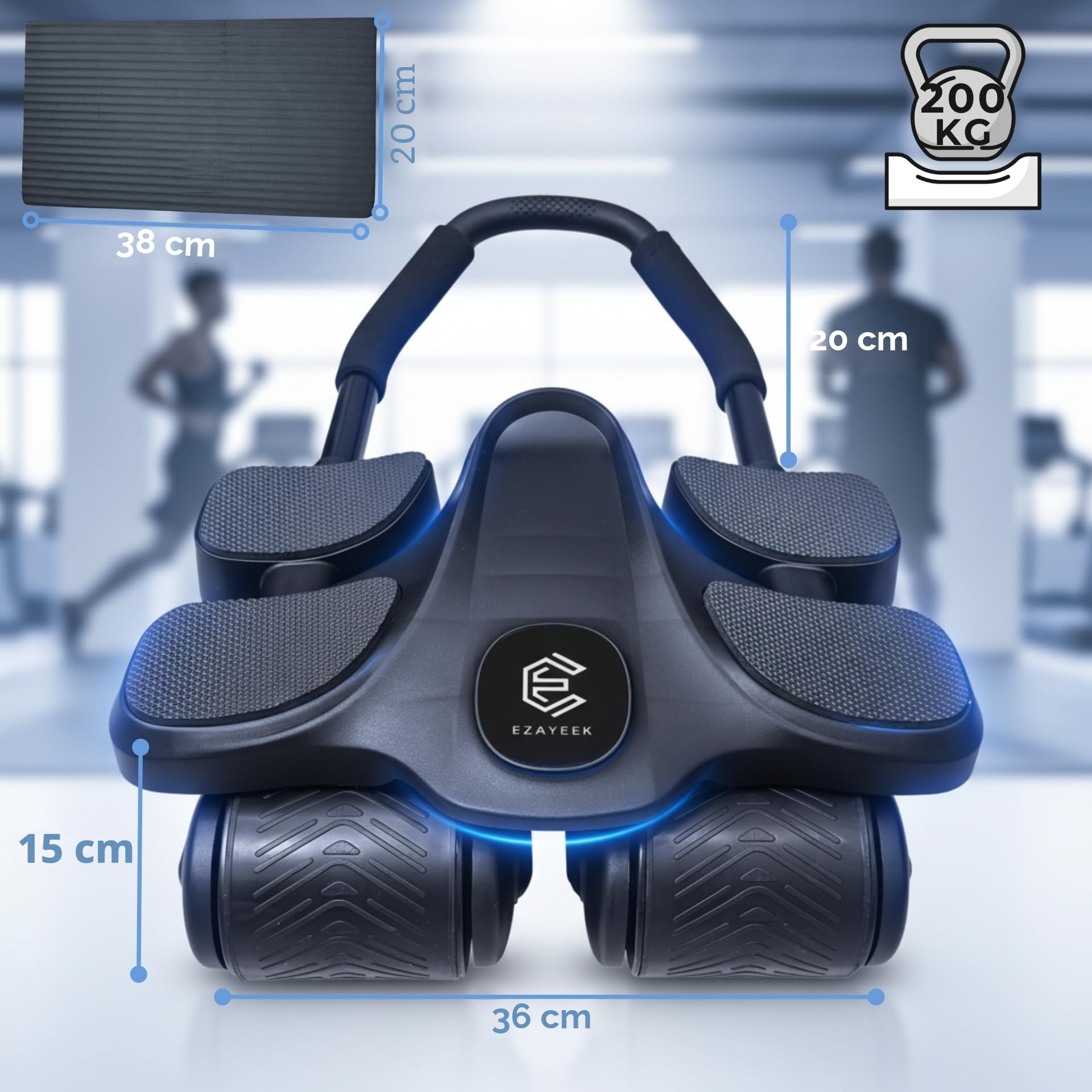 Ruota addominali. Attrezzi per addominali a casa & addominali fitness casa. Ruota per addominali/Addominali attrezzi - Attrezzo per addominali. Ab roller